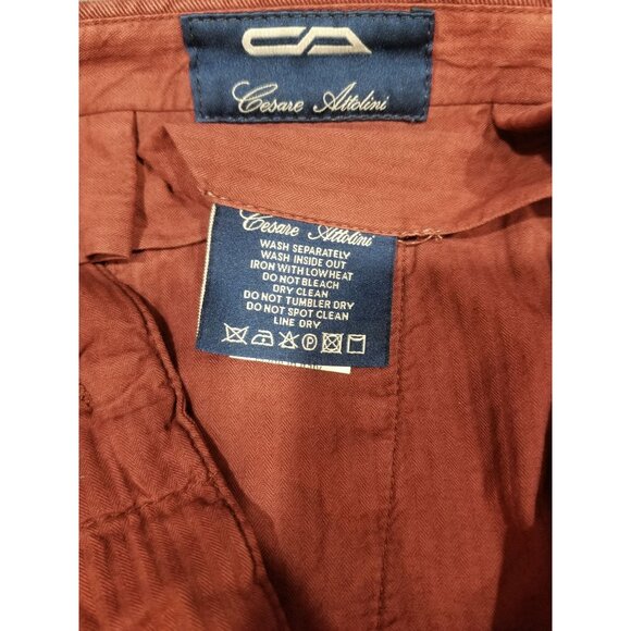 Cesare Attolini Maroon Jeans Size 38. New With Tags. - Picture 7 of 7